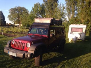 Germany (custom-built extra-wide roof tent)